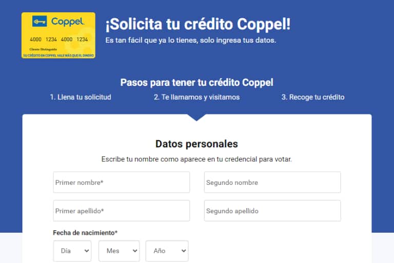 cómo saber si me autorizaron mi crédito coppel web